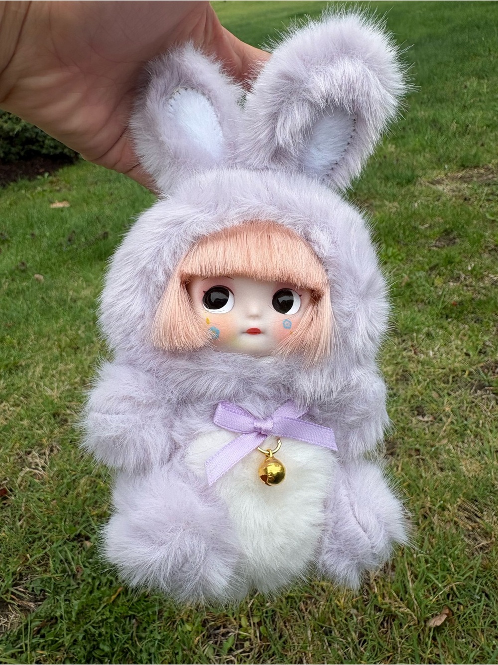 Kawaii Bunny Plush Doll Keychain – Soft Girl Y2K Aesthetic Charm - Picture 2 of 9